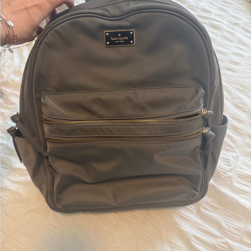 Kate Spade Gray Backpack